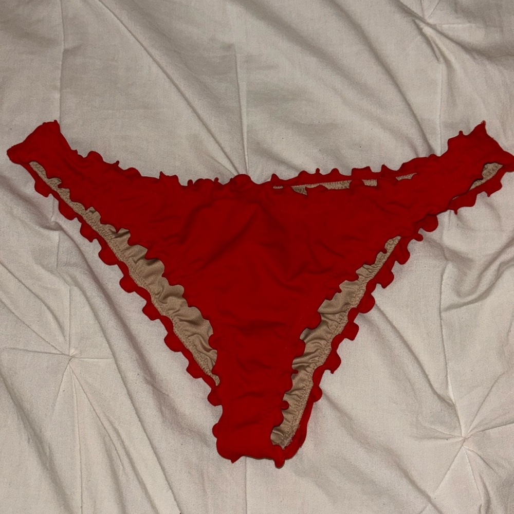 SHADE & SHORE Red bikini bottoms